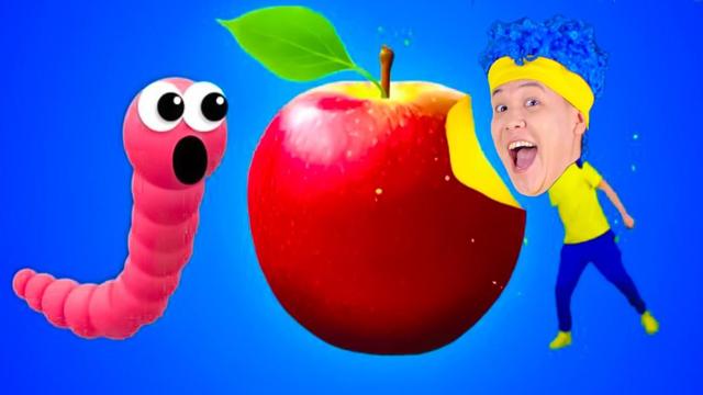 How to Draw a Worm and an Apple | Easy Drawing and Painting Classes Online for Kids & Toddlers