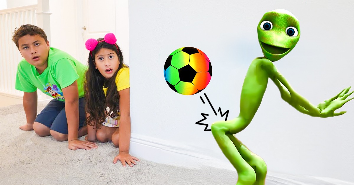 How to Draw Dancing Alien | Cartoon Easy Drawing and Painting for Kids & Toddlers - Best Drawing Ideas