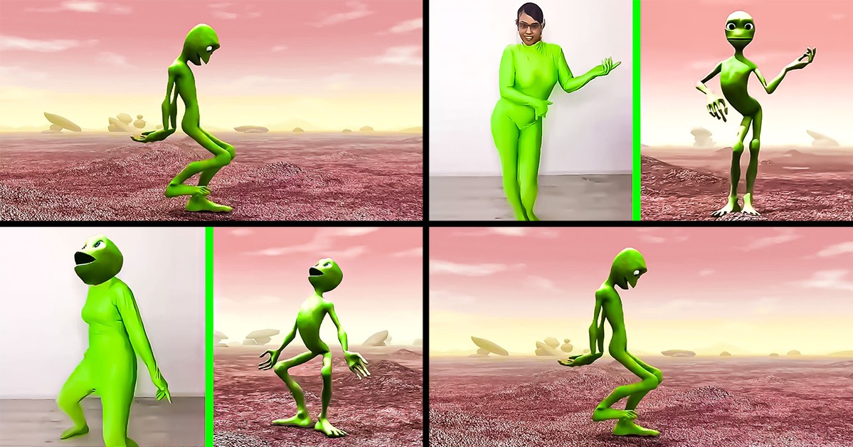 How to Draw Dancing Alien | Cartoon Easy Drawing and Painting for Kids & Toddlers - Best Drawing Ideas